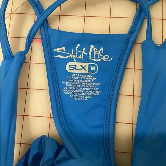 Salt Life Dress Blue Medium - Picture 3 of 3